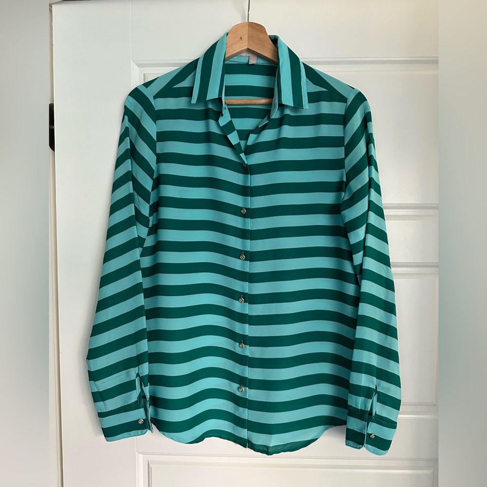 Banana Republic Striped Blouse! EUC!